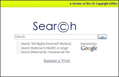 a copyright search engine.