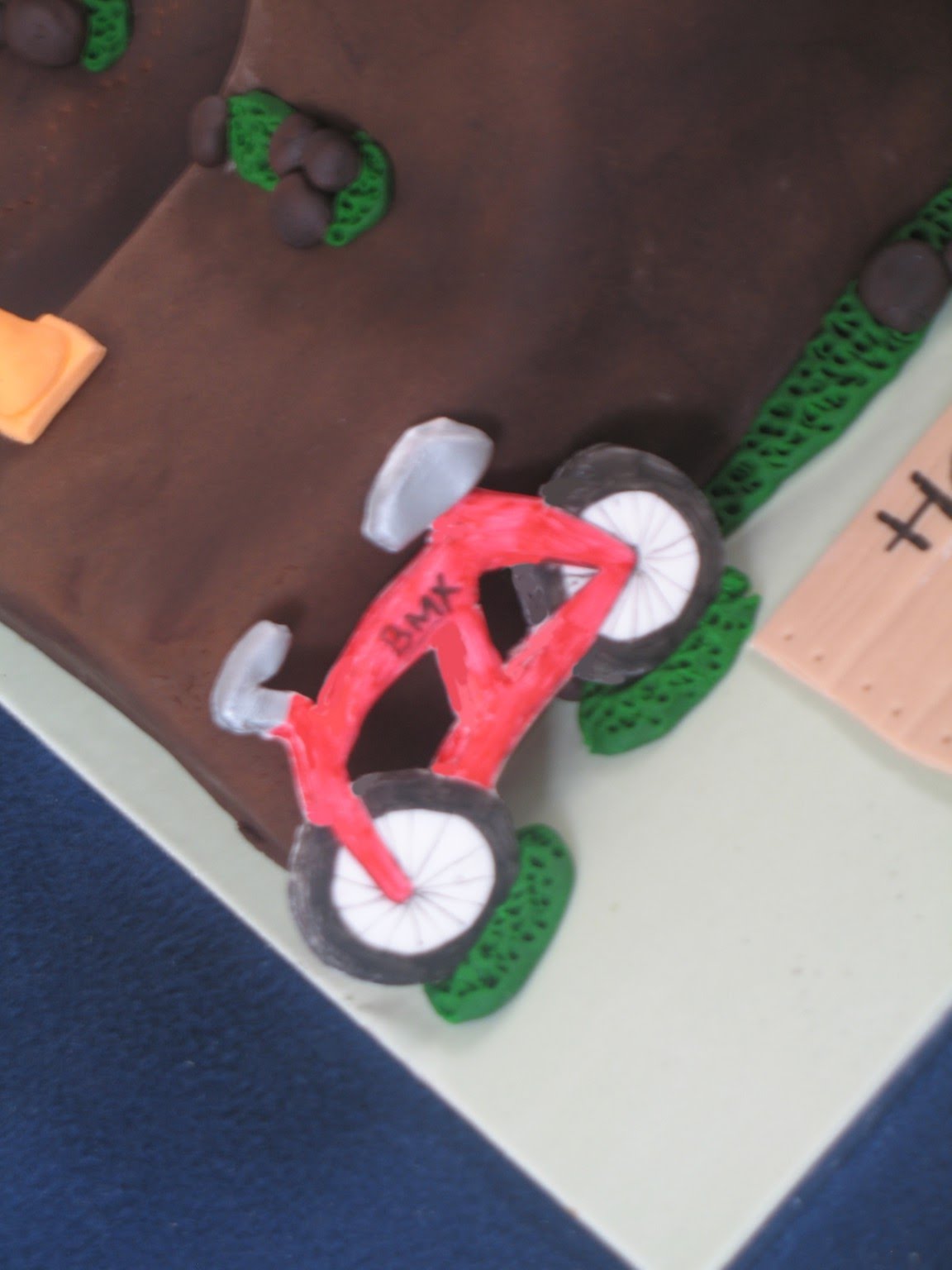 Blissfully Sweet BMX Dirt Track Birthday Cake Blissfully Sweet BMX Dirt Track Birthday Cake