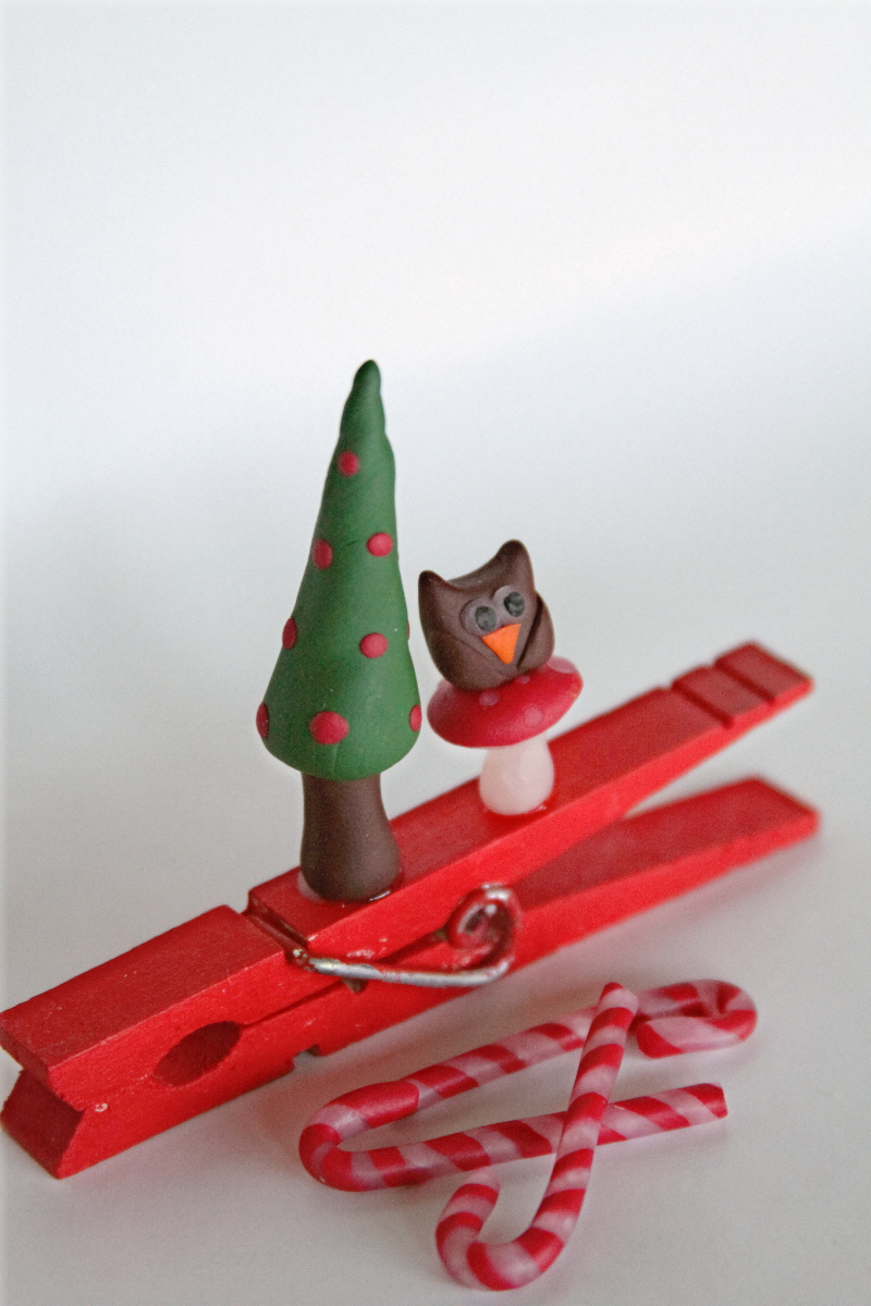 WhiMSy love Clothespin Ornaments
