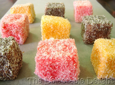 Lemon Lamingtons