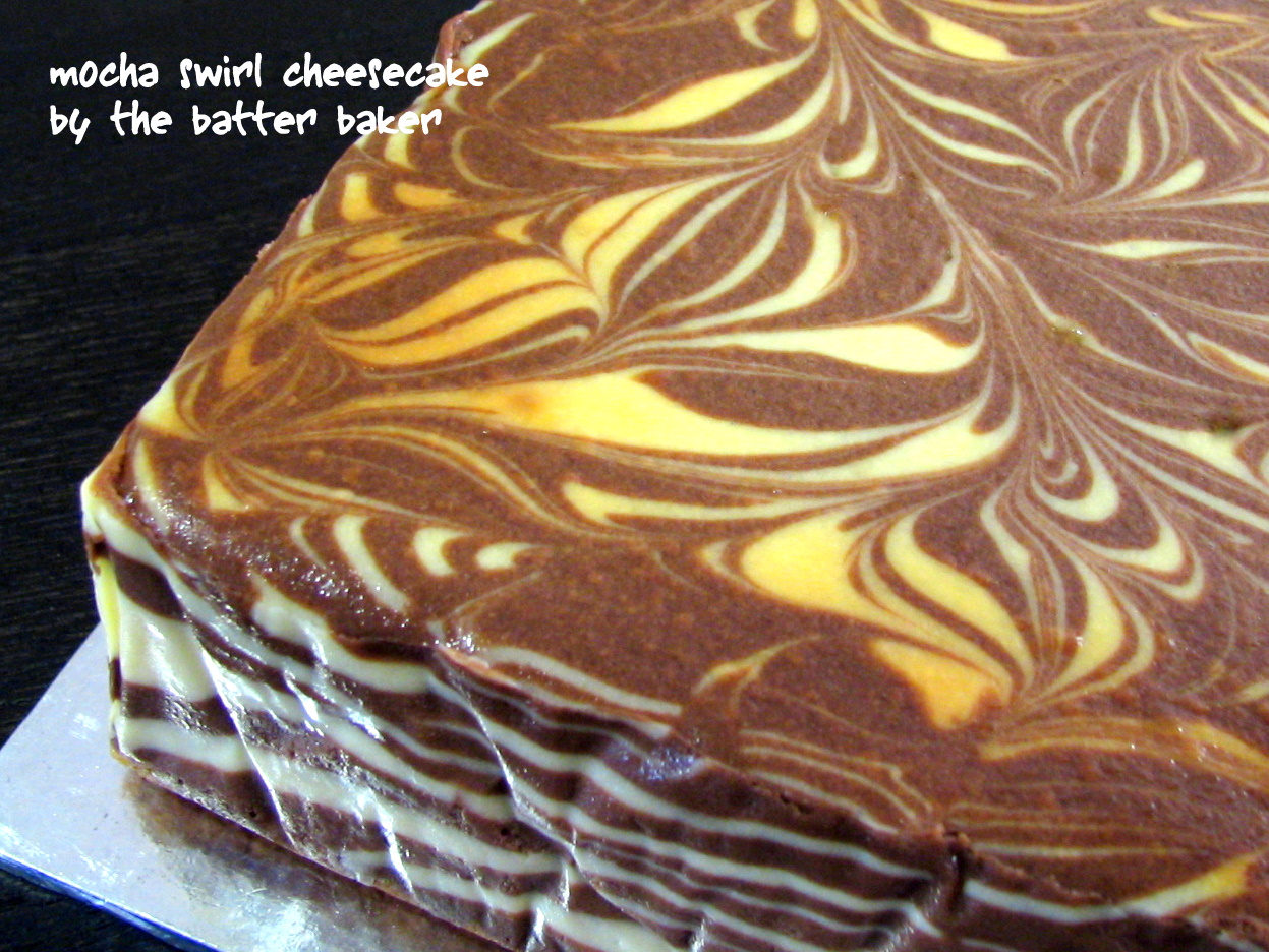 Mocha Marble Swirl Cheesecake pictures Mocha Marble Swirl Cheesecake photo