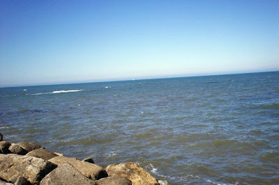 O Mar visto a partir do Molhe de Castelo do Neiva