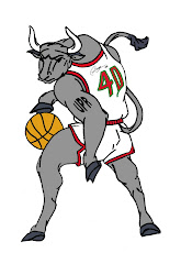 El toro jugando a baloncesto