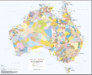 The latter worked from an empty map of Australia I drew on the chalkboard . (picture )