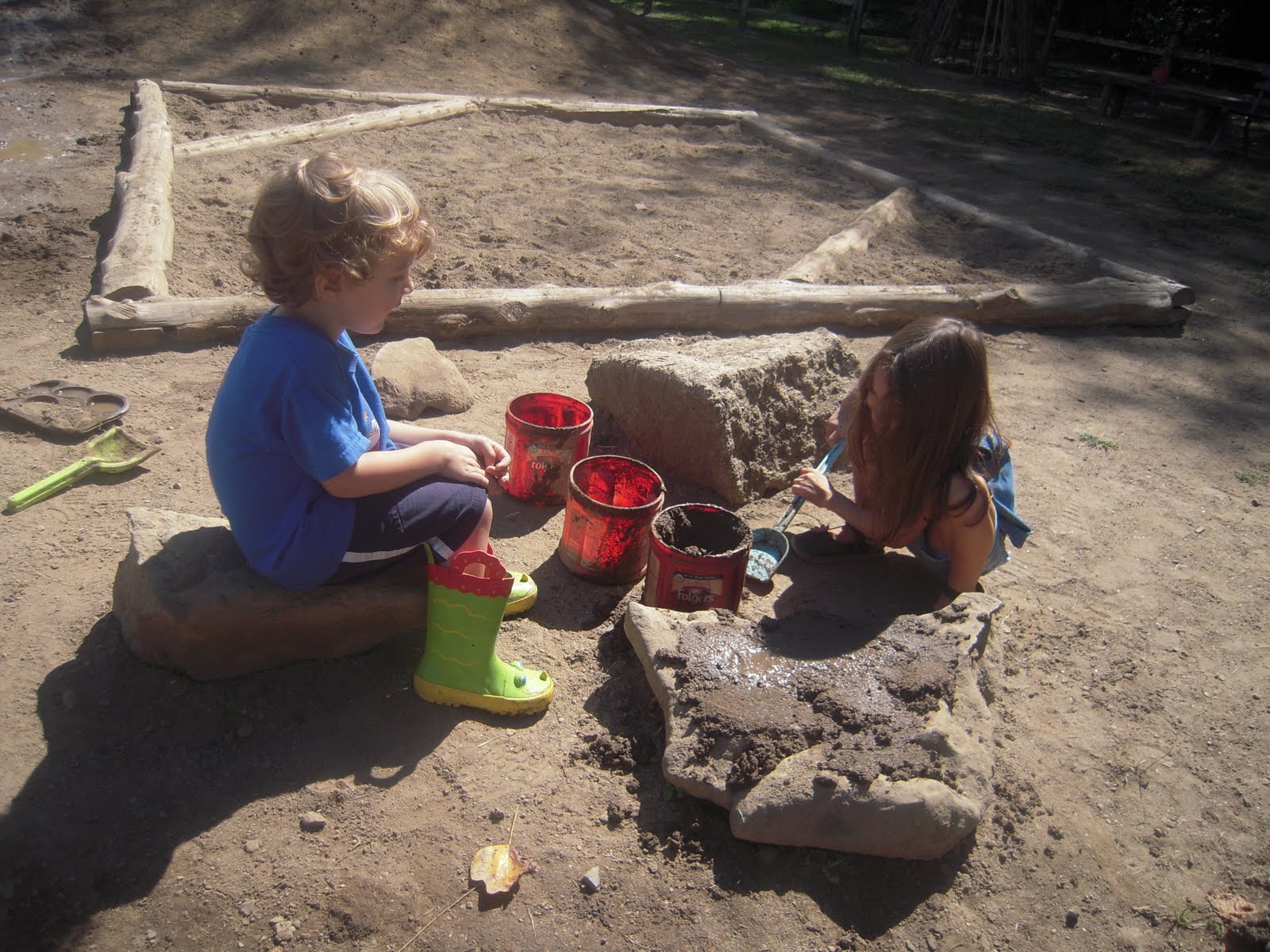 Kids Playing in the Dirt and Mud Family Focus Blog