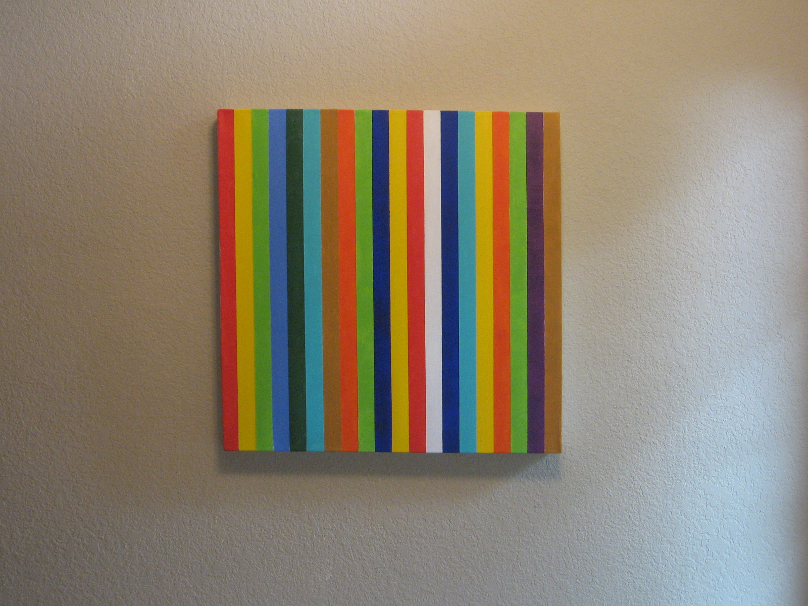 Stripe Painting "Collarbone High"