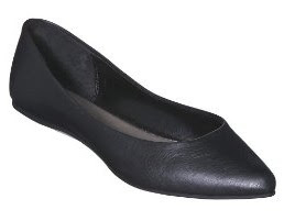 Black Pointed Toe Flats