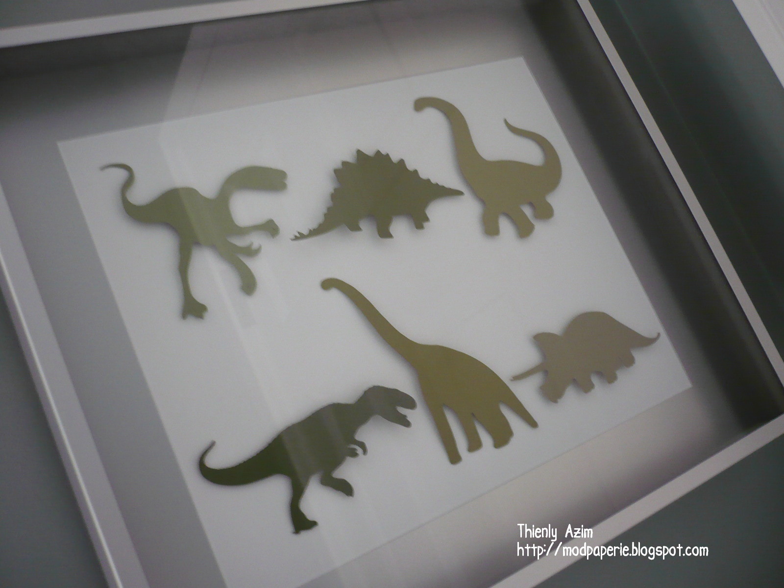 mod paperie My son's dinosaur room.