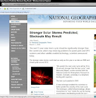 tempestade solar 2012
