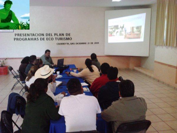 PRESENTACION DEL PLAN DE PROGAMAS DE ECOTURISMO EN CADEREYTA