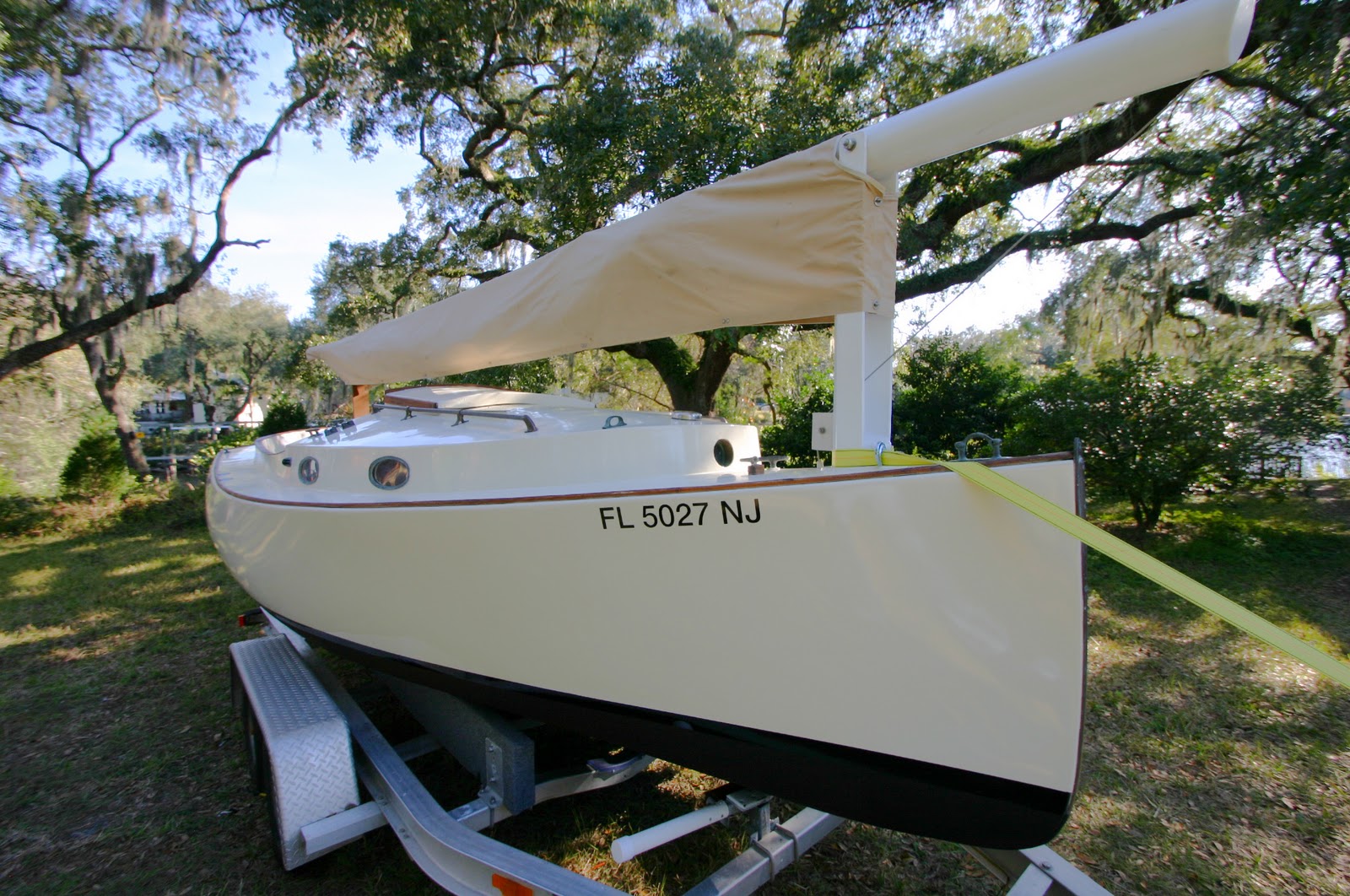 The "Salty" Yacht Project Blog Legnos Mystic 20 Cat Boat for sale