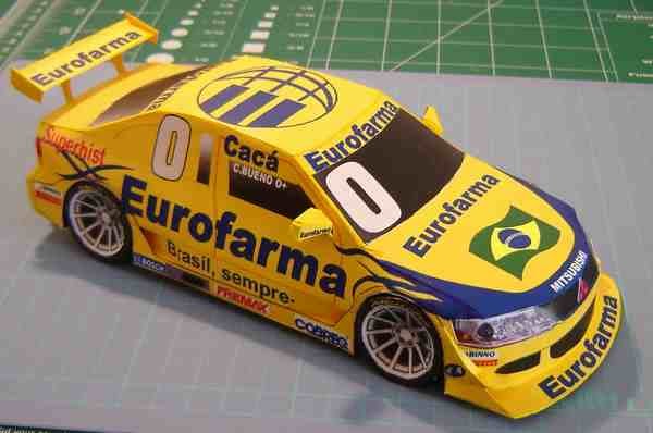 Stock Car : Mitsubishi Lancer Papercraft | Papercraft Paradise