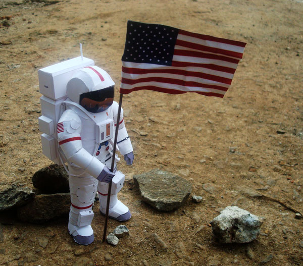 Astronaut Paper Doll Template