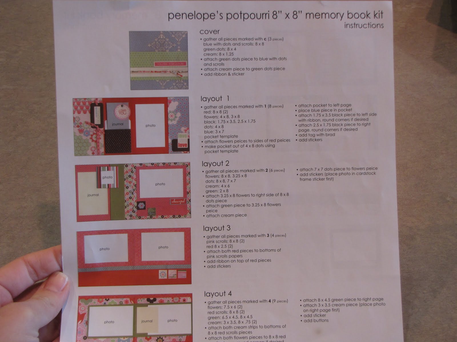 it was really easy to find all the pieces for each page then i just let the girls go to town recreating the pages they saw on the directions it was really easy to find all the pieces for each page then i just let the girls go to town recreating the pages they saw on the directions