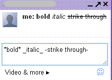 use google talk every day.