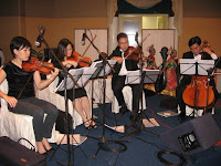 String Quartet from Jason Geh Entertainment performing live at this Malay wedding reception