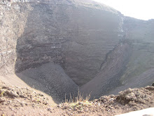 Crater of Mt. Versuvius, Italy