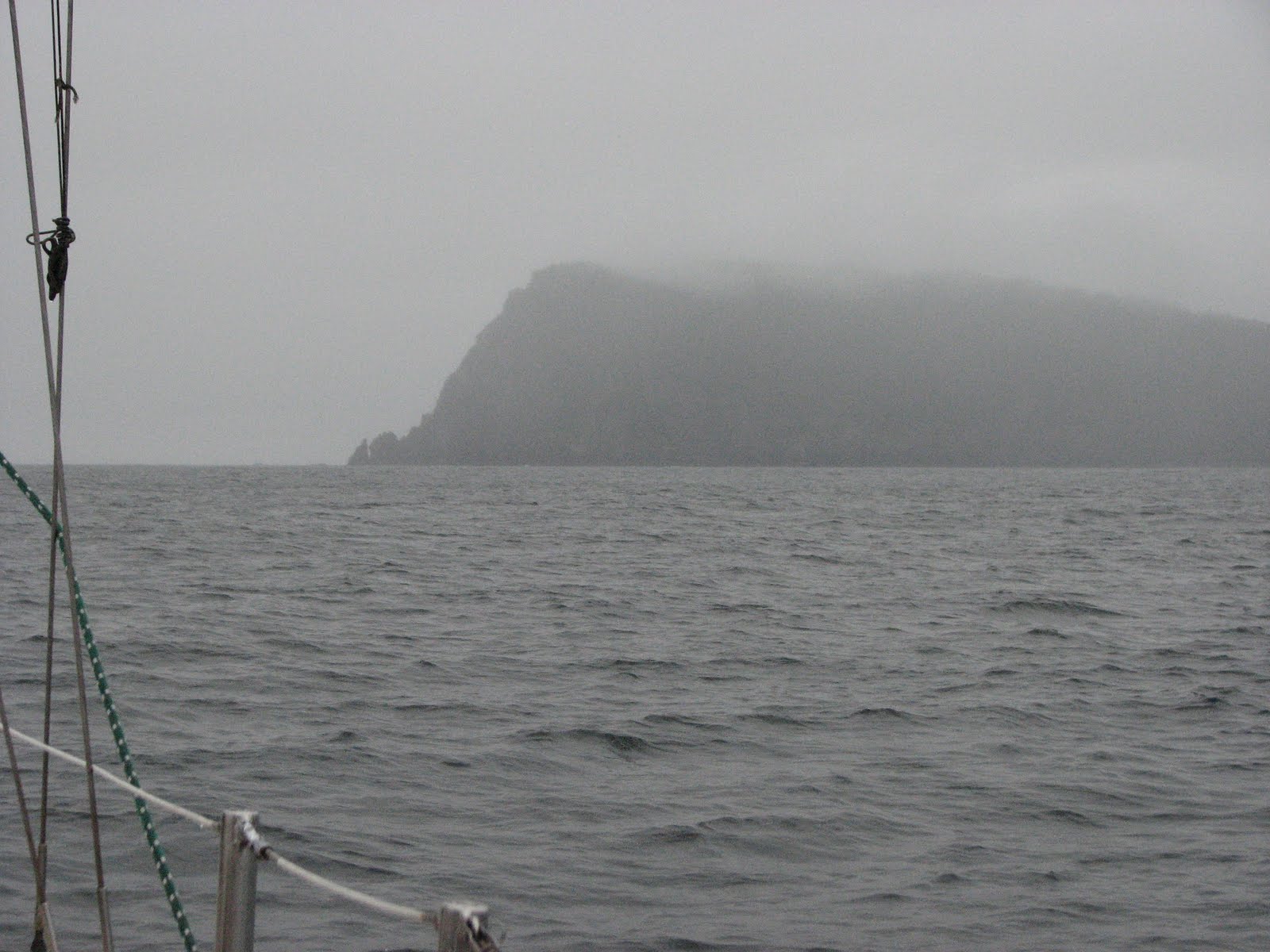 Sailing Leviathan, a Westsail 43 Alaska's Kenai Peninsula, from Seward