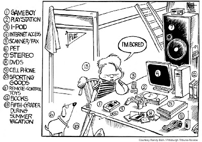 Boring Classroom Cartoon