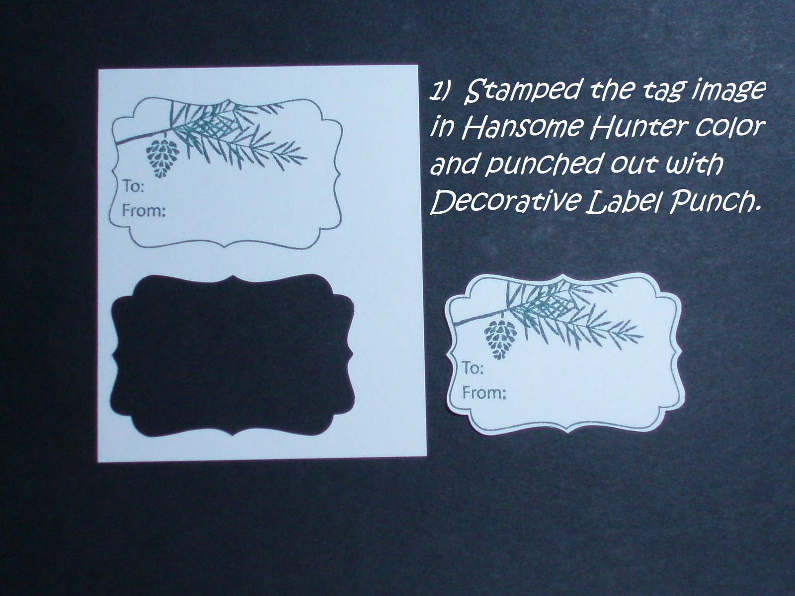 Seongsook's Creations: Gift Tags made with a decorative label punch