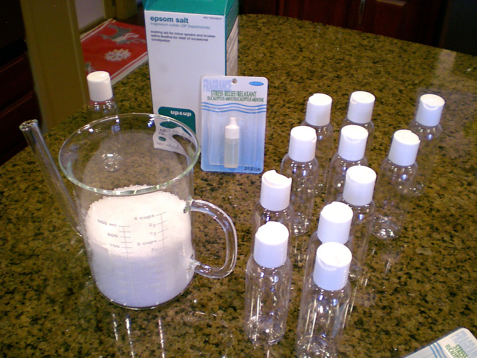 Homemade Bath/Shower Salts Cleverly Inspired