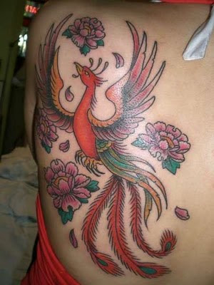 Tattoo Burung Merak - Phoenix Tattoo