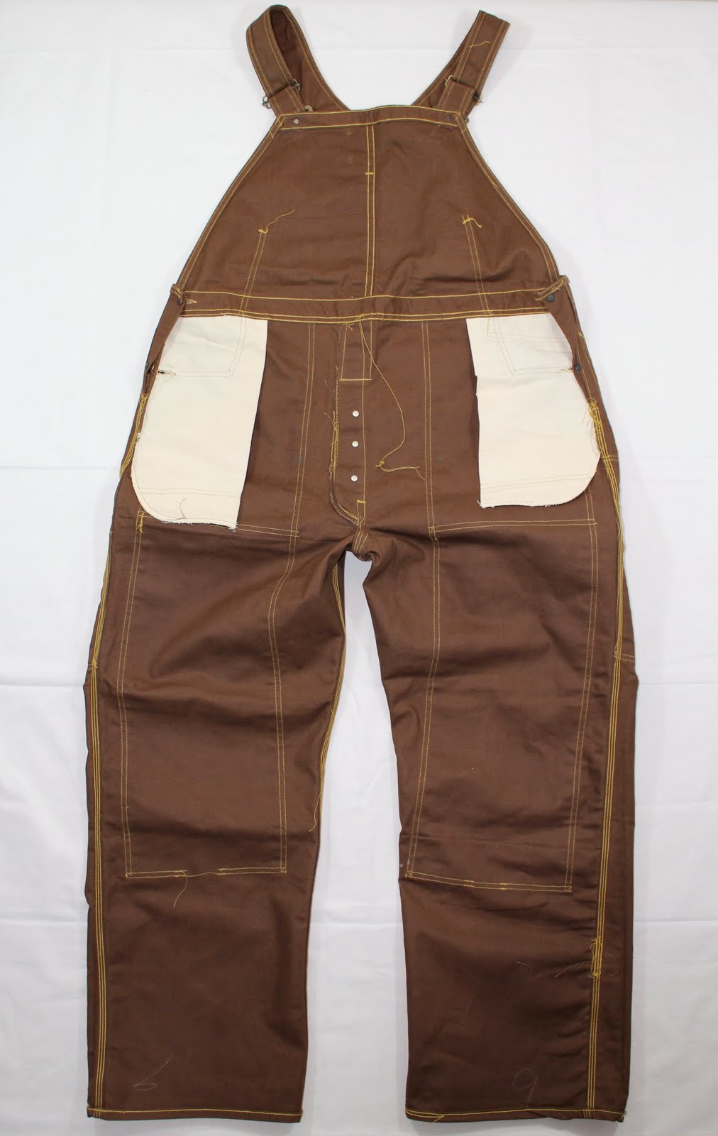 vintage workwear Deadstock 1950’s Lee dark duck overalls