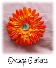 4" Orange Gerbera