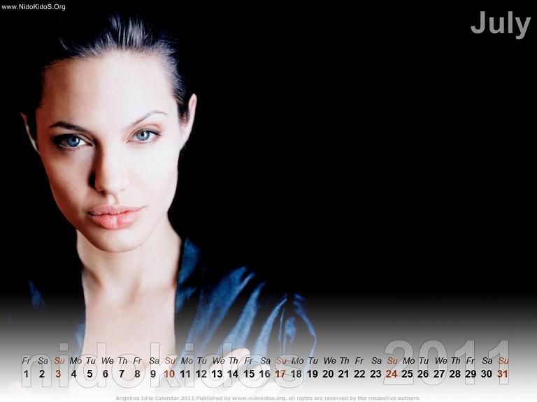 angelina jolie 2011 pictures. Angelina Jolie Calendar: July