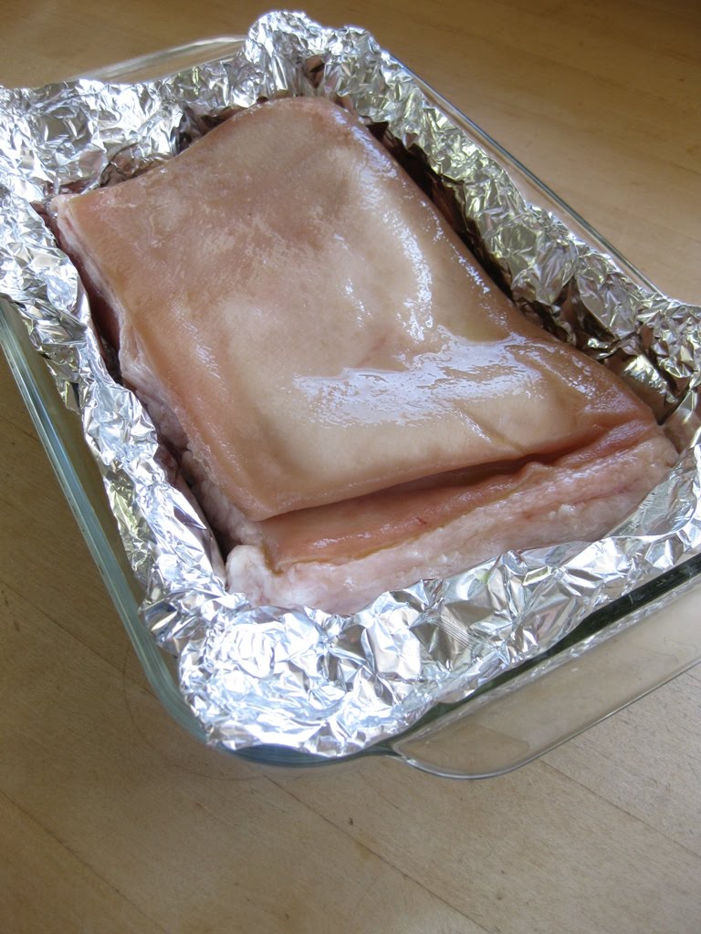 JULES FOOD... PORK BELLY. Slow roasted and seared.