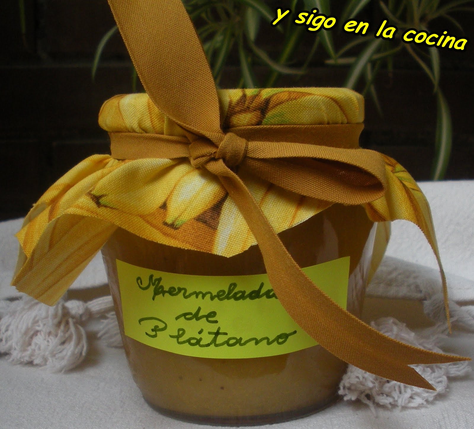 y sigo en la cocina: MERMELADA DE PLÁTANO