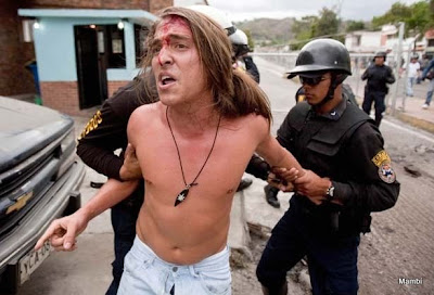 Imágenes de la represión chavista en Venezuela por las protestas estudiantiles Reprimen+estudiantes29