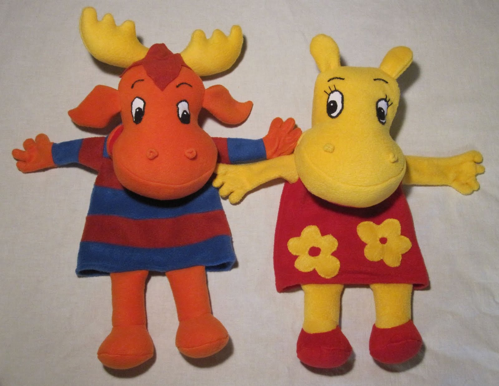 muñecos de tela polar