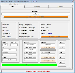 Control Programı v2 / uzak sql ve local sql bağlantısı ile Control,program%C4%B1,v2,user,ekran%C4%B1