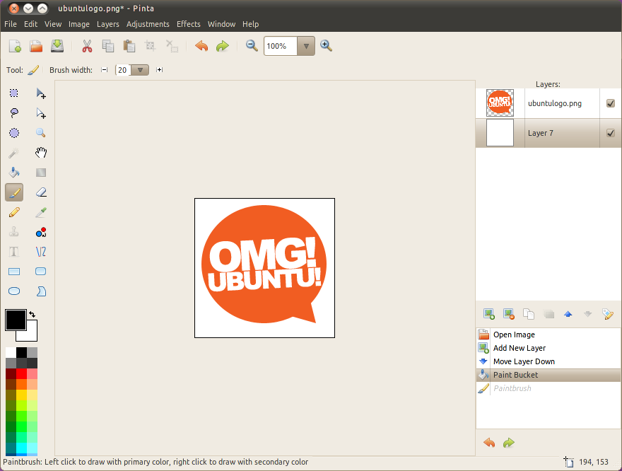 Pinta Clone adds new tools, features OMG! Ubuntu