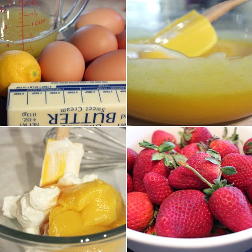 lisa is cooking Fruit Salad with Limoncello and Yogurt Sauce