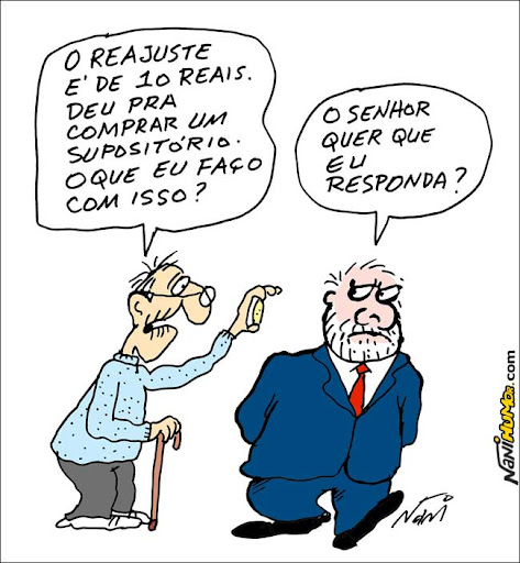 Lula, contrariado, dá aumento a aposentados