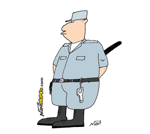 Uniforme de alguns policiais