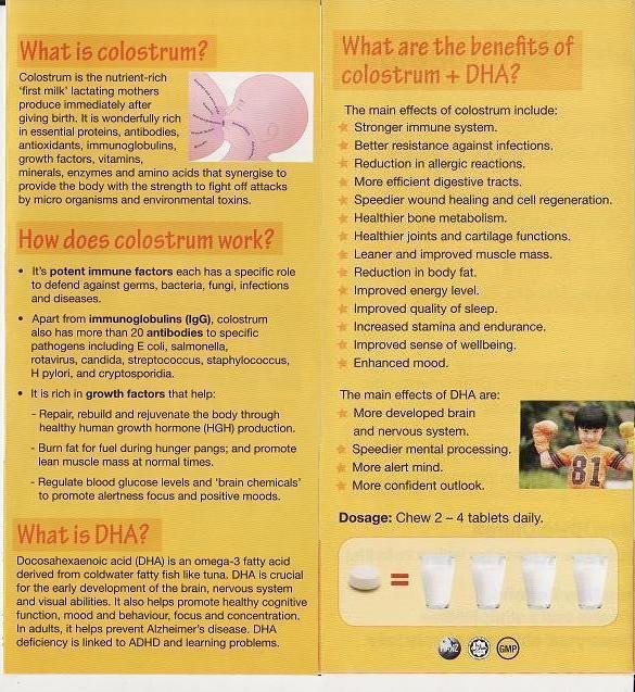 Tupperware and NaturCare Colostrum + DHA Chews