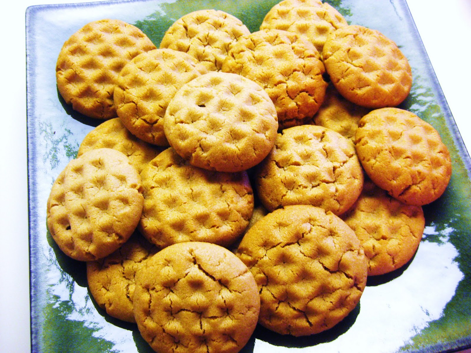 The Joyful Table Peanut Butter Waffle Cookies and Scrabble