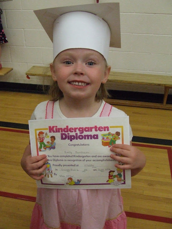 Emily's Kindergarten Grad