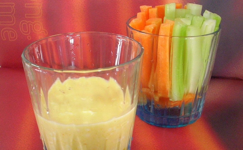 The Modern VEGETARIAN Recipes Carrot and Celery Sticks with Mango