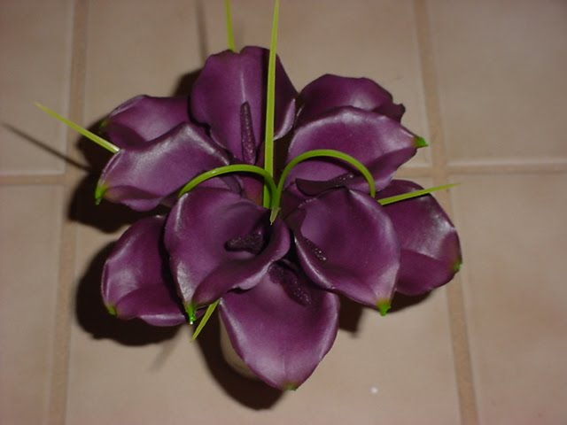 Eggplant Calla Lily Bouquet