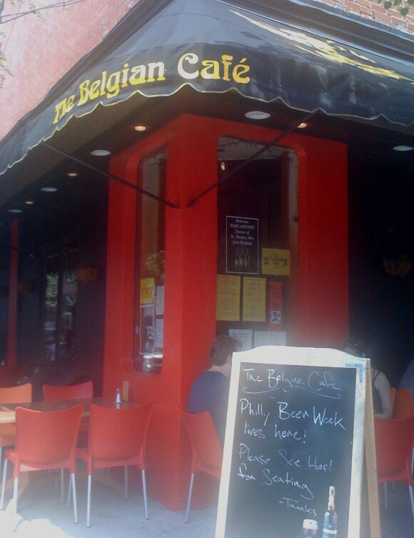 at The Belgian Cafe.