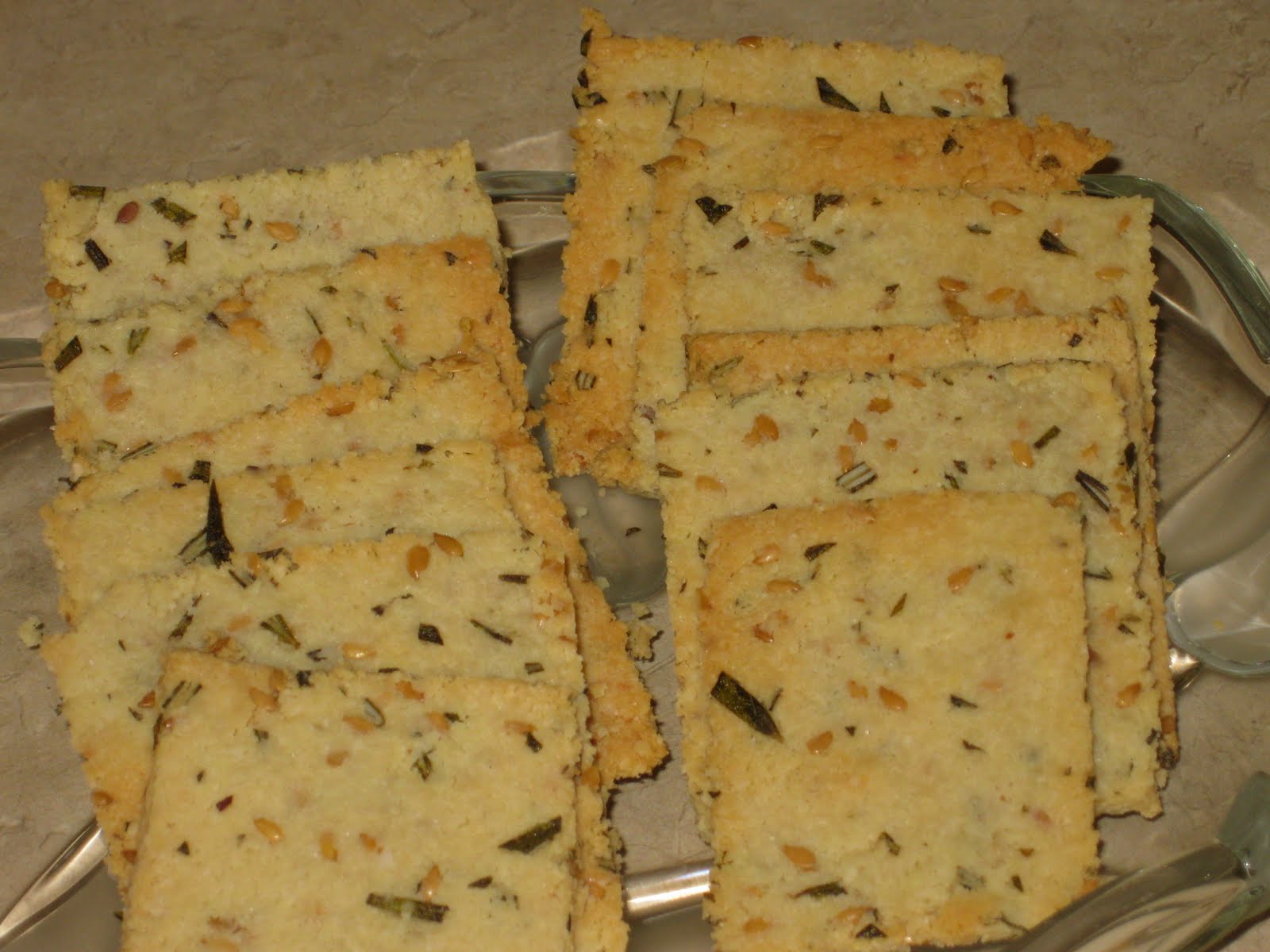 GlutenFree Cat Try Something New Today Rosemary Almond Flour Crackers