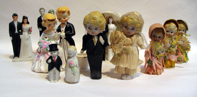 Wedding Cake Toppers Vintage on Vintages Of Los Gatos  Vintage Bride   Groom Wedding Cake Toppers
