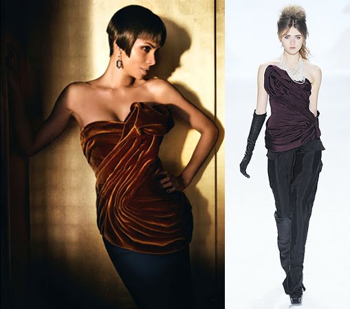 halle berry vogue september 2010. Vera Wang Fall 2010 Collection