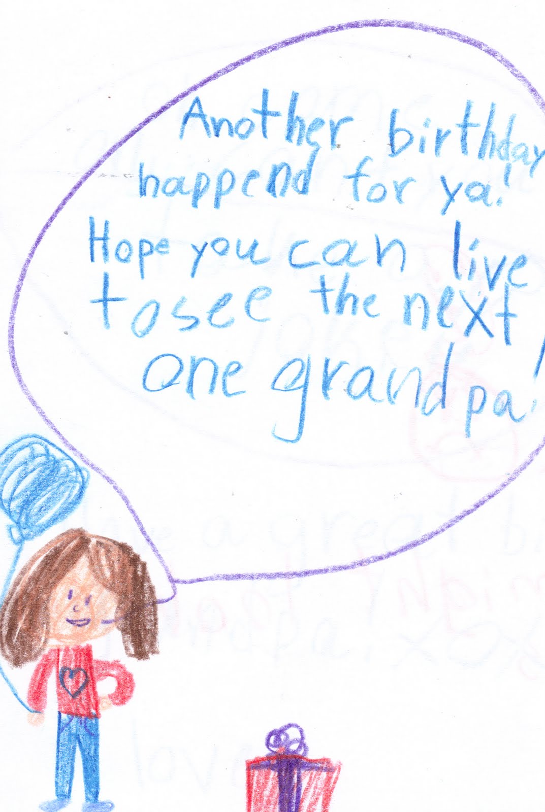 Glittered Paws Happy Birthday Grandpa