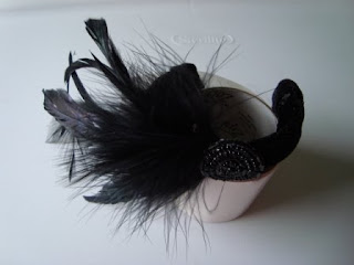 Black Feather Cuff Bracelet