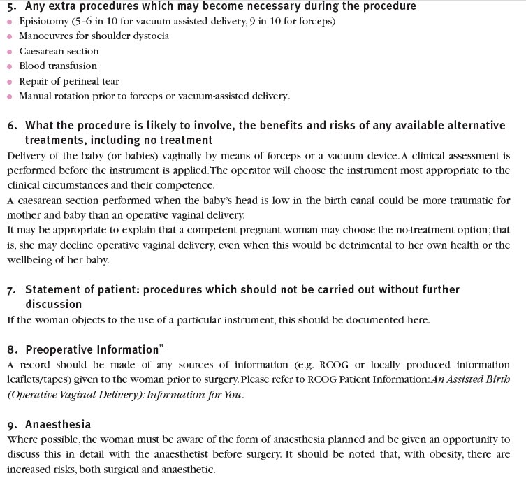 operative (instrumental) vaginal delivery medikukm